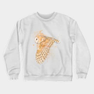 Flying Barn Owl Crewneck Sweatshirt